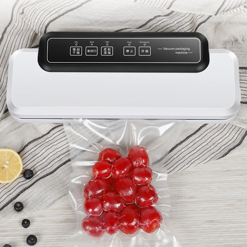 Kitchen Protable Vacuum Sealer Household Food Vacuum Packaging Machine Compression Automatic Sealing Fresh-keeping Machine