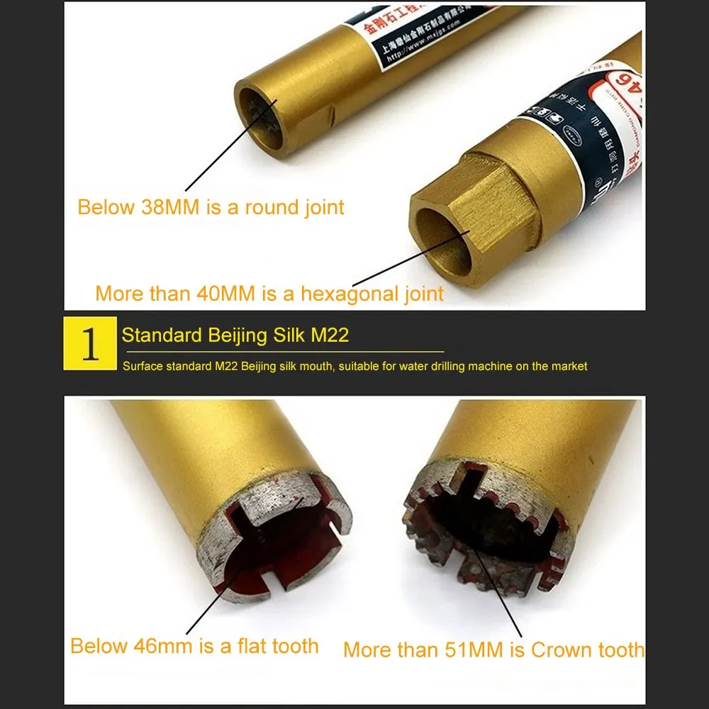 Upgrade MX Opener Drill Bit Wall Perforator Hole Diamond Dry Drill Bit Hole Hammer Drill Hood Air Conditioning Concrete Drill