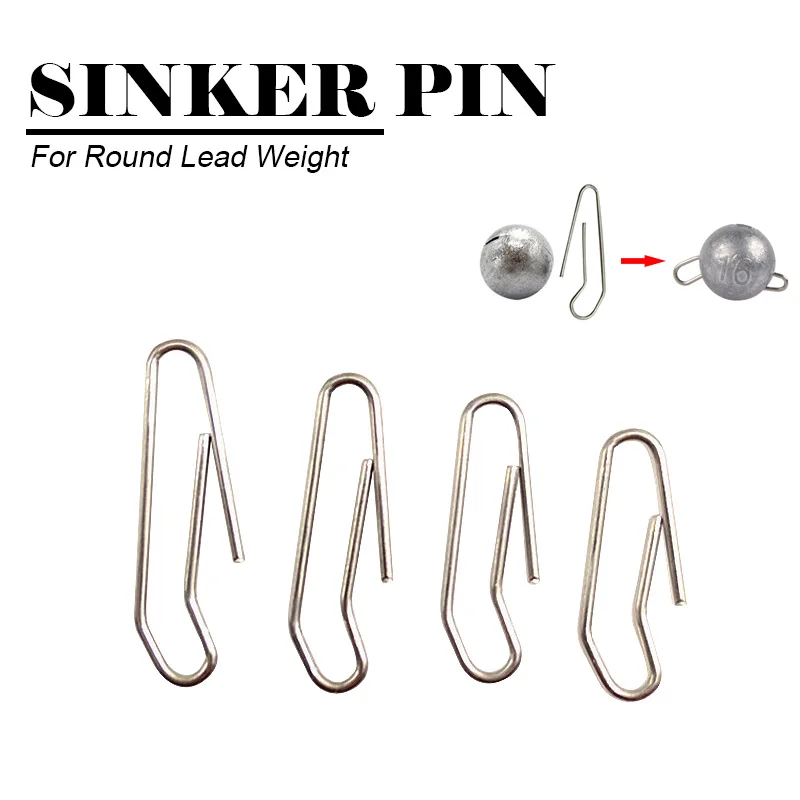 Rosewood 17mm 18mm 20mm 21mm Fishing Pins Accessories Round Sinker Weight Needles For Hook And Bait Connector Swivel Pesca