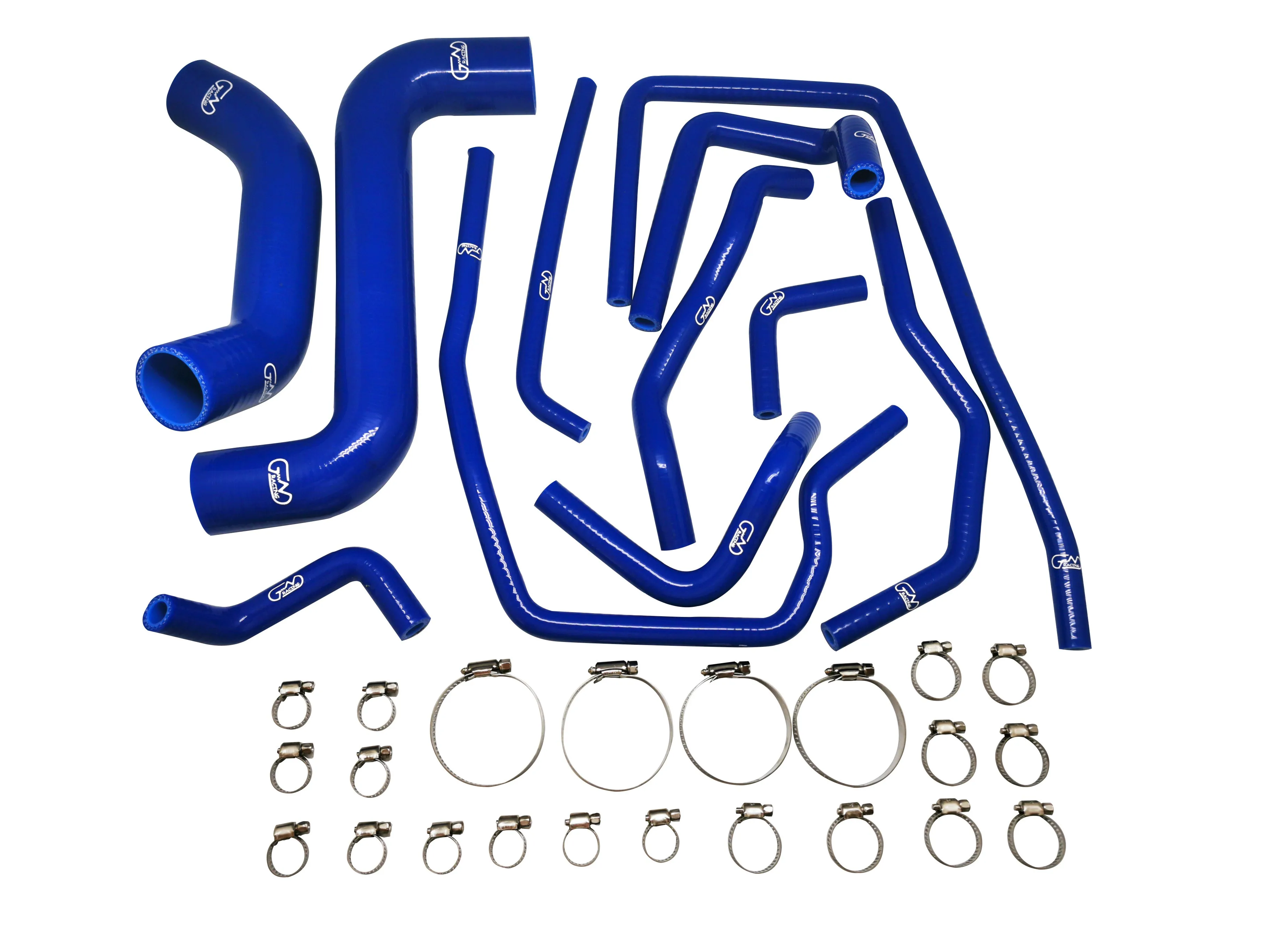 Silicone Radiator Coolant Hose Kit Clamps for Subaru Impreza GDA GDB WRX/STi EJ20 S204 S205 2002-2007