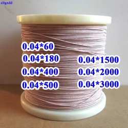 1m 0.04x180 400 0.04x500 0.04x1500 2000 3000 shares litz wire multi-strand polyester silk envelope copper wire envelope wire