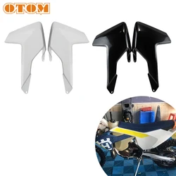 OTOM Motorcycle Plastic Front Side Spoiler Kit Radiator Shrouds For Husqvarna FC250 FC350 FC450 FX350 FX450 TC125 TC250 TX300