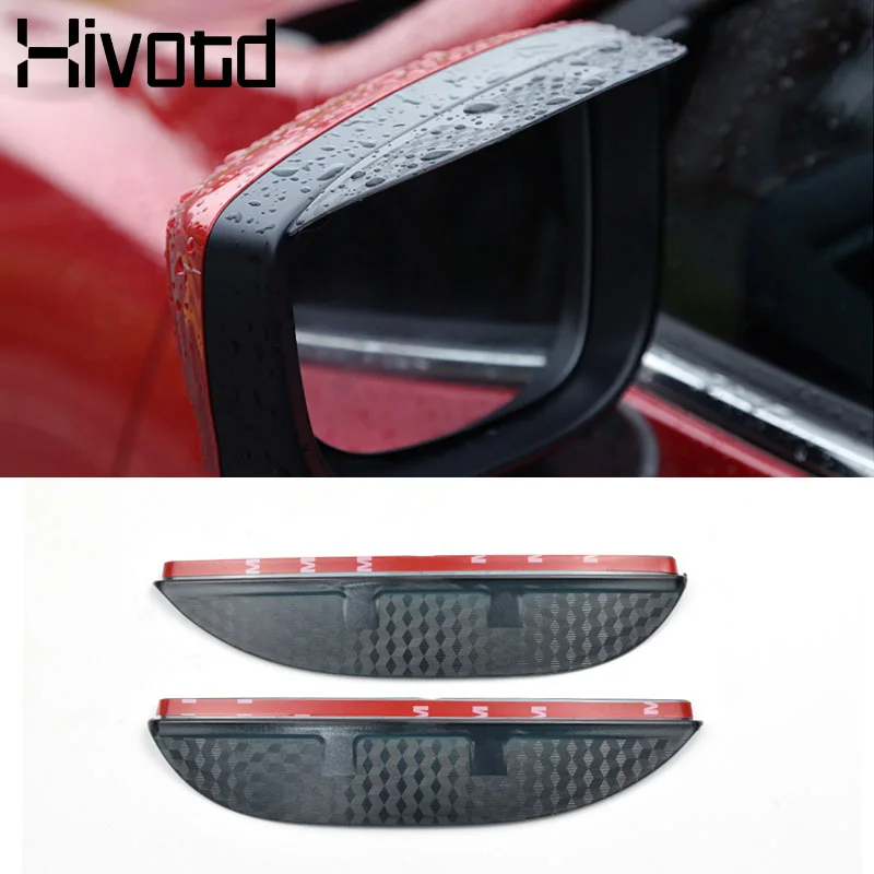 For Geely Atlas Emgrand NL3 Proton X70 2019 Rearview Mirror Eyebrow Rain Proof Visor CoverS Car Exterior Decoration Accessories