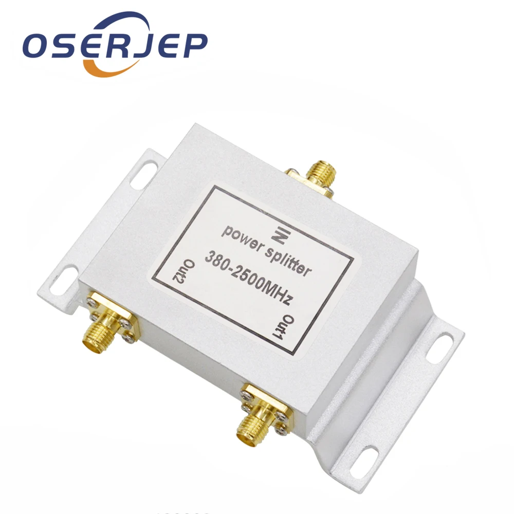 2 Way SMA-Type Power Divider SMA Splitter 380~2500MHz for GSM UMTS WCDMA CDMA 2G 3G 4G lte Signal Mobile Signal Booster Repeater