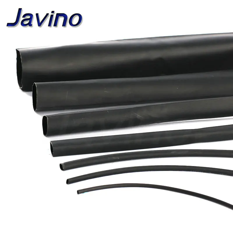 BLACK 1mm 1.5mm 2mm 2.5mm 3mm 3.5mm 4mm 5mm 6mm Heat Shrink Tubing Tube