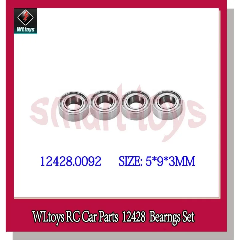 Wltoys 12428 Bearing Set 12428-0092 0093 0094 0095 Ball Bearing for Wltoys 12423 12428 RC Car Parts