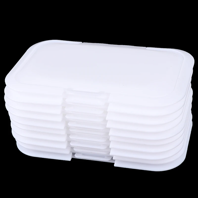 1/5/10pc Reusable Baby Wet Paper Lid Tissue Box Wet Paper Lid No Adhesive Portable Mobile Wipes Wet Paper Box Lid Useful