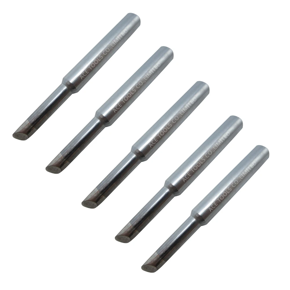 ST-C4 Soldering Tip Bevel 4มม.Fit WELLER SP40L SP40N SPG40 WP25 WP30 WP35 WLC100Replace เหล็กจับดินสอหัวฉีดเชื่อมบิต