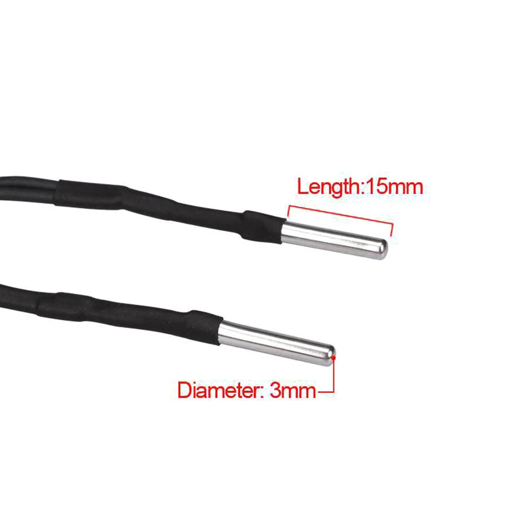 Capteur pour températures élevées jusqu\'à 350°C, B3950, HT-NTC100K, 1 m/2 m, thermistance pour hotend d\'imprimante 3D,