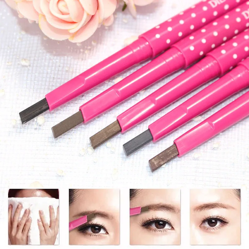 2024 Eyebrow Pencil Natural Waterproof Rotating Automatic Eye Brow Pencil Cosmetic Eyebrow Shaping Liner Pen