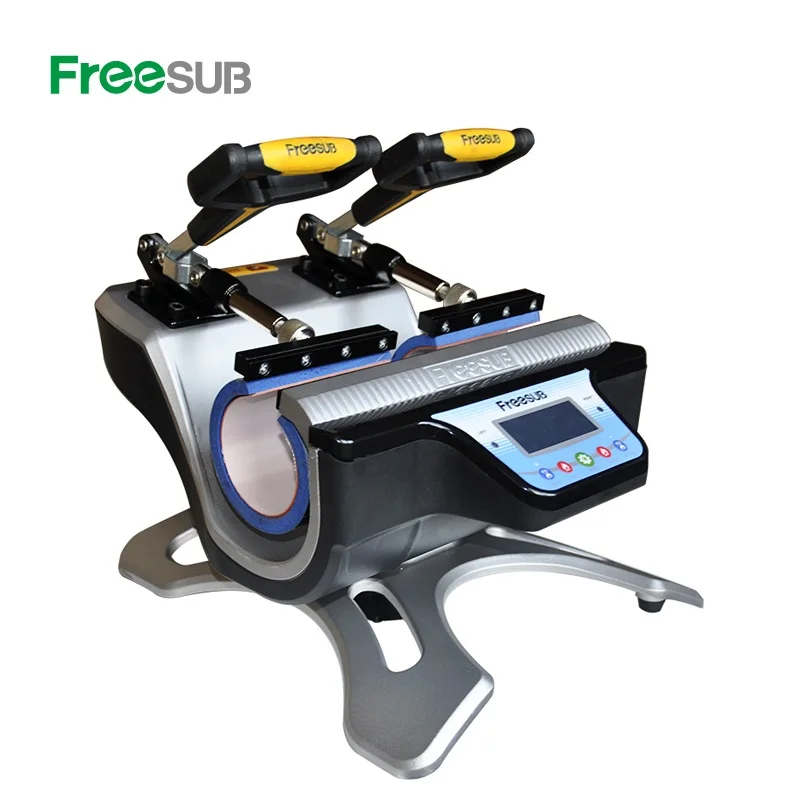 Freesub st210 double station mug heat press machine cup sublimation machine magic mug printing machine