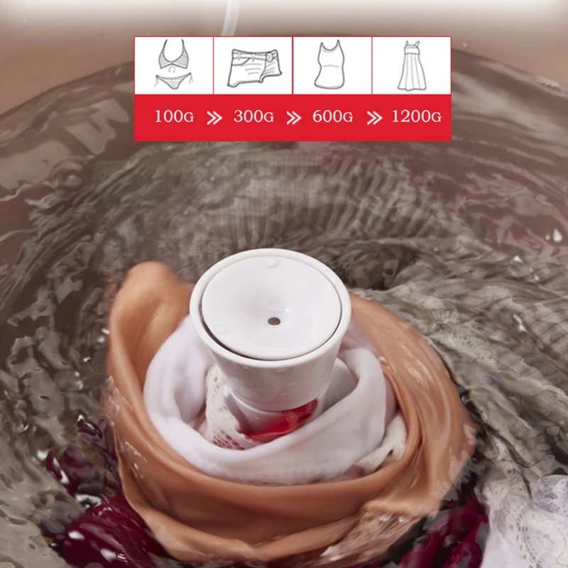 Портативная Ультразвуковая мини-стиральная машина для стирки одежды, Для Путешествий, Походов, Кемпинга