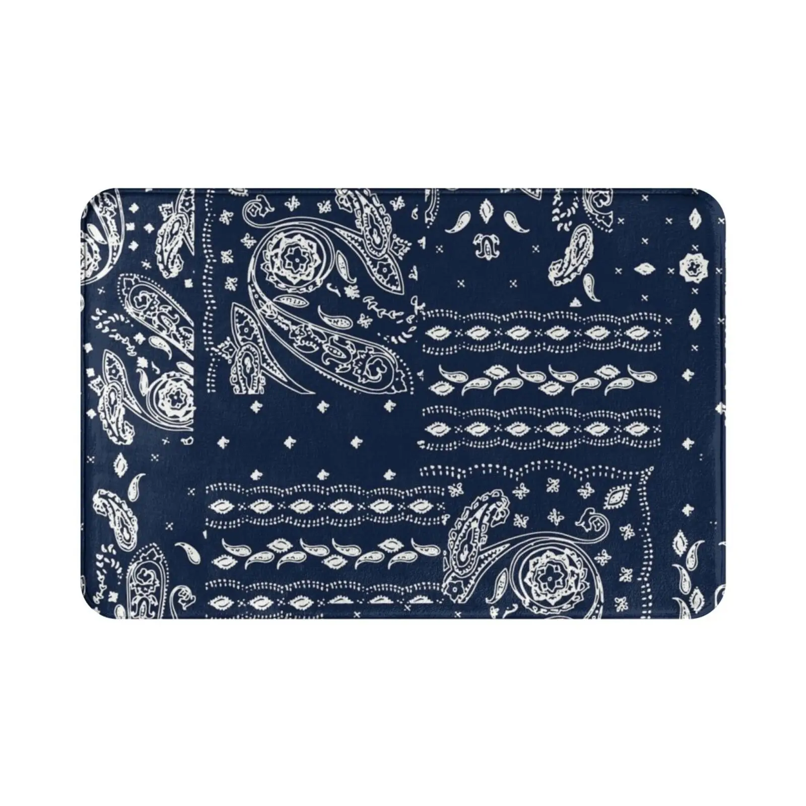 Paisley Bandana Carpet Mat Rug Cushion Soft Non-Slip Bandana Paisleyfacemask