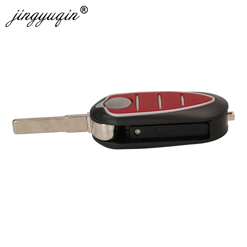 jingyuqin Remote Flip 3 Buttons Car Key Fob For Alfa Romeo Mito 2008-2015 Giulietta 2010-2016 433Mhz ASk ID46-7946 Auto Keys