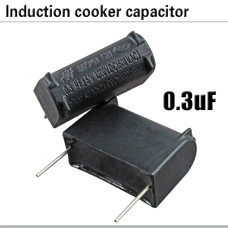 1PC Induction Cooker Capacitor 0.3UF 630V 1200V Inverter Vertical Horizontal