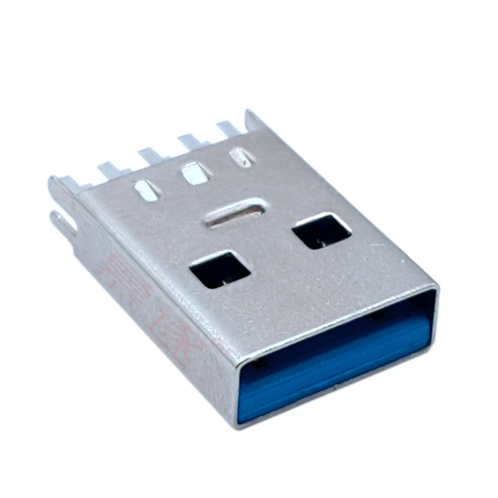 USB 3.0 A Type Male Plug Connector High-speed Data Transmission USB 3.0 Jack Charging Socket Soldering