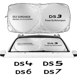 Car Windshield Sun Shade Cover For DS Citroen DS3 Cabrio DS4 DS5 Prestige DS6 DS7 Anti UV Sun Visor Protector Auto Acccessories