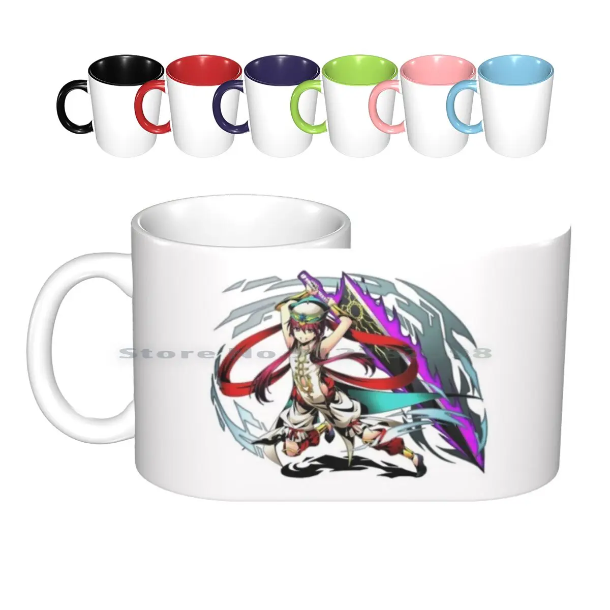 Kouha Ren-Magi : The Labyrinth Of Magic Anime Ceramic Mugs Coffee Cups Milk Tea Mug Anime Manga Aladdin Alibaba Alibaba Saluja