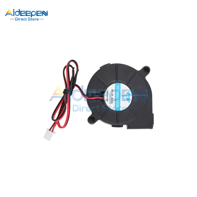 DC5015 Brushless Turbo DC Fan 5V 12V 24V Cooler Blower Part Silent Fan With XH2.54-2Pin For 3D Printer Accessories Extruder