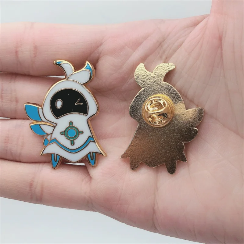 

Game Anime Impact Barbatos Cosplay Metal Brooch Cartoon Pin Alloy Badge Props