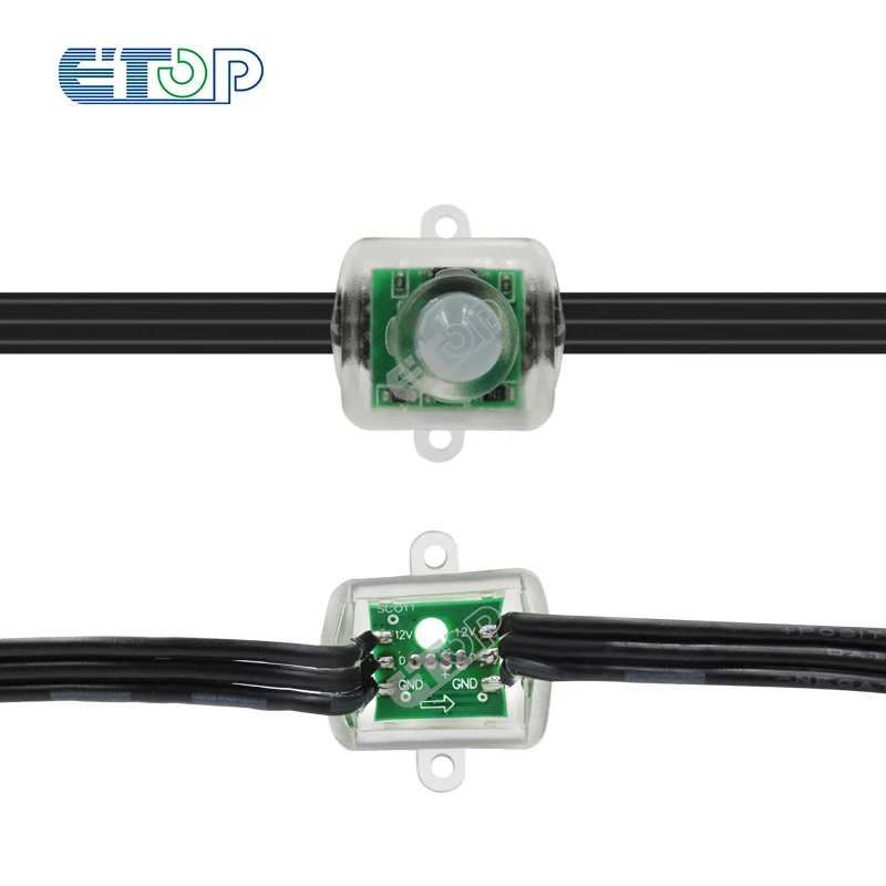 WS2811 Chip Square shape Resister type DC12V Pixel Nodes String Lights