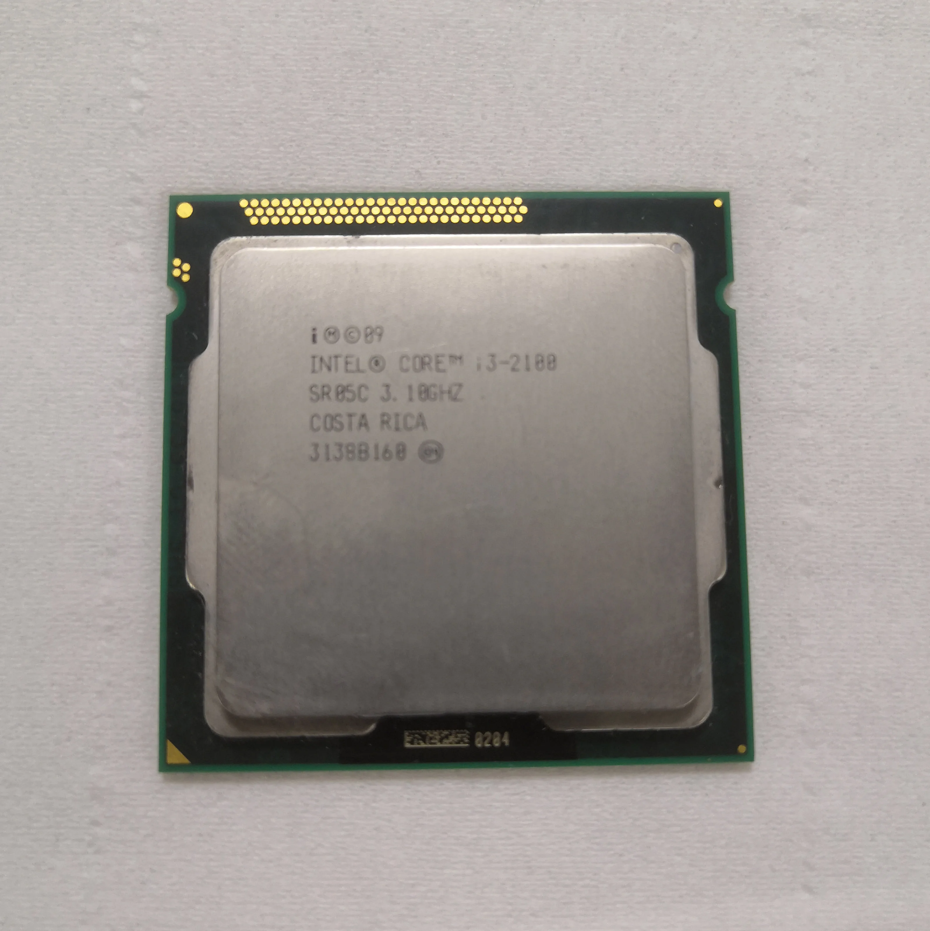 Procesador Intel Core i3-2100 i3 2100 SR05C Dual Core 3,1 GHz CPU 3M 65W LGA 1155