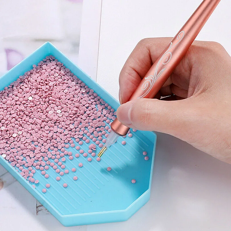 5D Diamonds Painting Tools and Accessories Kits with Diamond Painting Pen Heads Roller and Diamond Painting Tray Mat