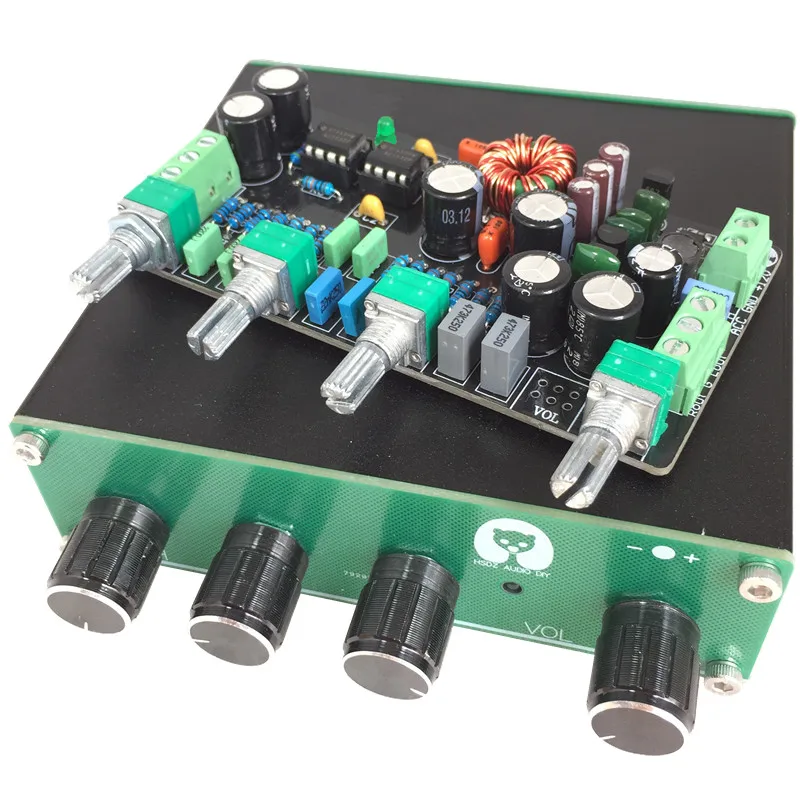 Car Ne5532 Preamplifier Preamplifier Audio Amplifier Board Dual Op Amp 12V Tone Board Finished