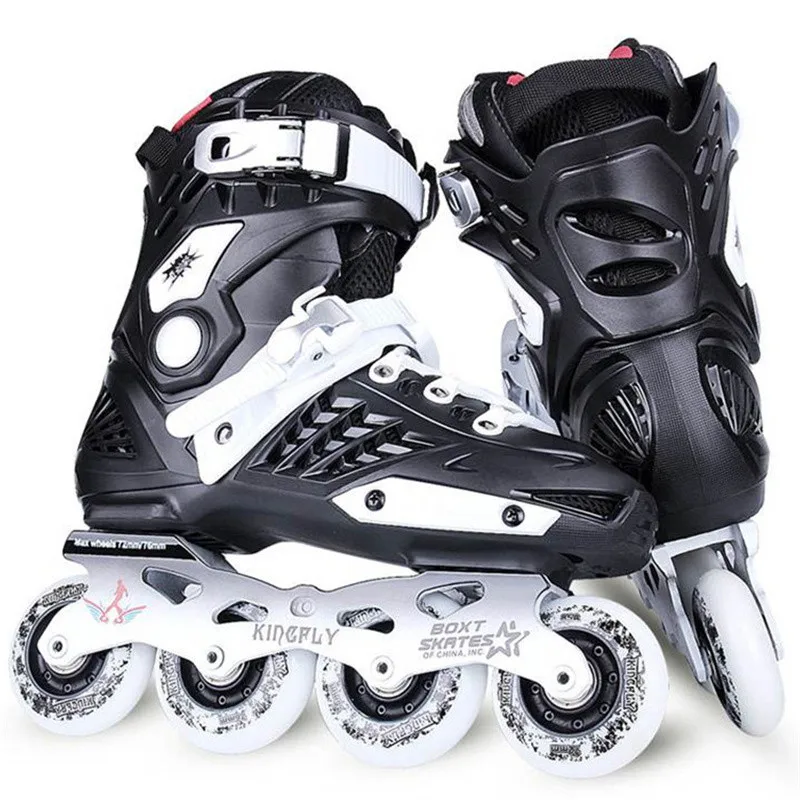 Inline Skates Professional Slalom Adult Roller Skating Shoes Sliding Free Skate Patins Size 35-44 Good As SEBA