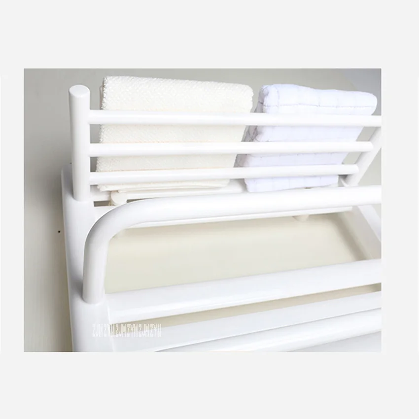 QSBL-01 Towel Warmer Low-Carbon Steel Heated Towel Rail Constant Temperature Electric Heating Drying Towel Rack 110V/220V