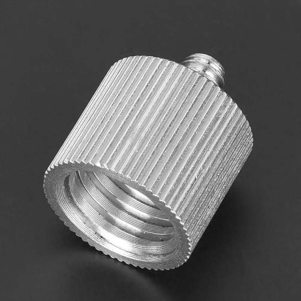 2Pcs อลูมิเนียมอัลลอยด์อะแดปเตอร์,ระดับวงเล็บสกรูแปลง Nut,universal 1/4ถึง5/8ระดับสกรูยึดอุปกรณ์เสริม