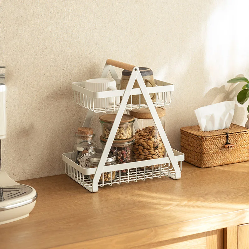 

Многофункциональная стойка для хранения с деревянной ручкой