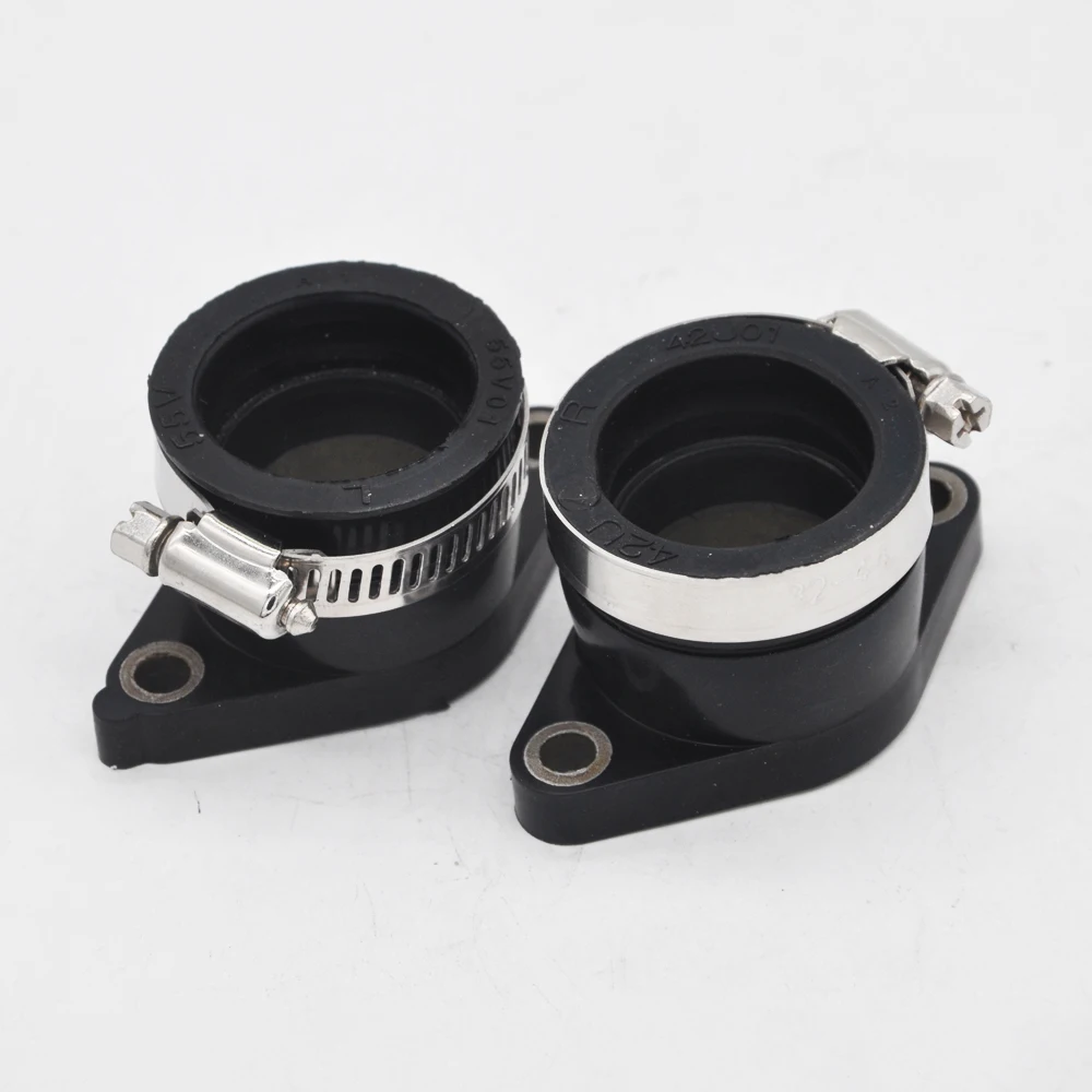 2pcs Carburetor Intakeface Manifold Glue For Yamaha XT350 1985-2000 / TT350 1986-87 XT TT 350 Motorcycle Intake Manifold Adapter