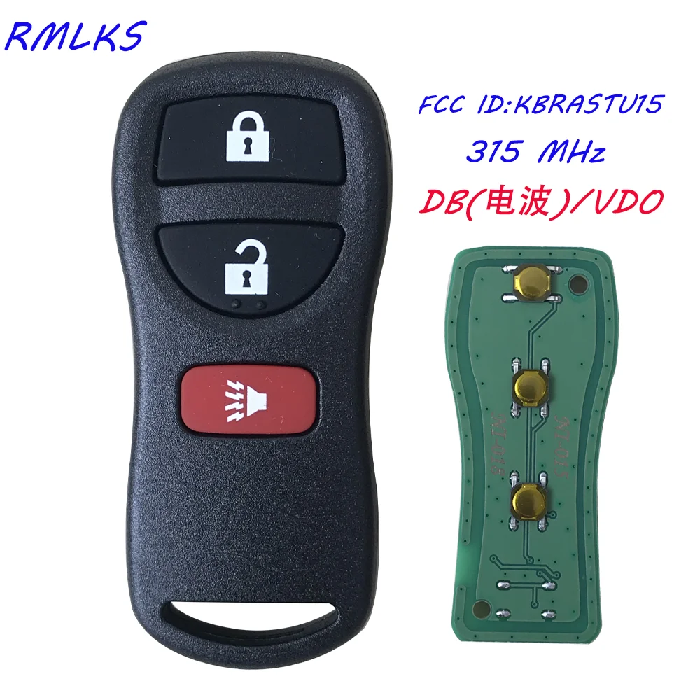 3 Buttons Keyless Entry Remote Car Key Fob Transmitter Alarm Control For Nissan CWTWB1U415 CWTWB1U733 CWTWB1U821