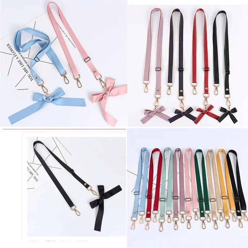 Bow Crossbody Phone case rope Crossbody long chain for IPhone/Samsung/Xiaomi Cover Bag DIY Accessories Lanyard Halter Long Rope