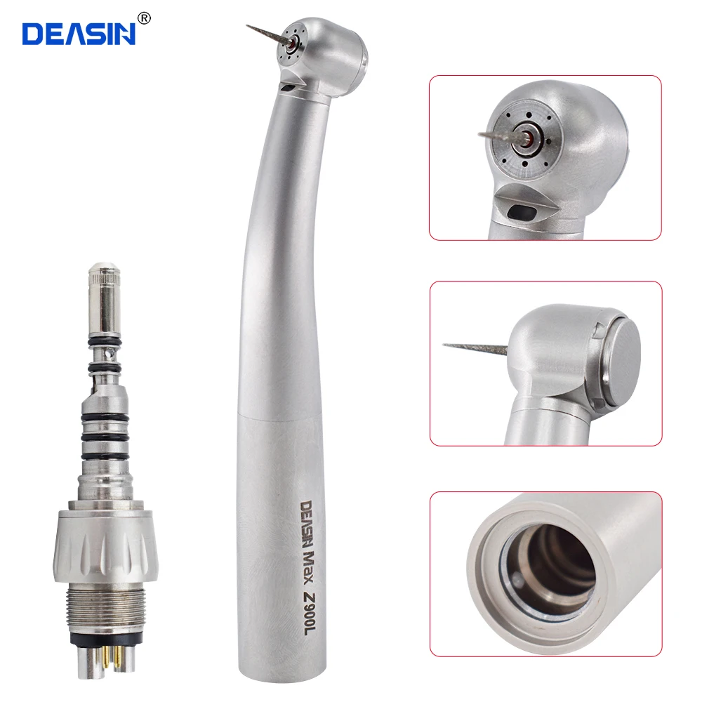 Dental tool repair new type optical fiber LED ceramic bearings rotor turbine for stainless steel handpiece Z900KL standard head