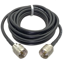 1Pcs RG58 UHF PL259 Male plug to UHF PL259 Male Plug Connector RF Coaxial Jumper Pigtail Cable For Radio Antenna 6inch~20M