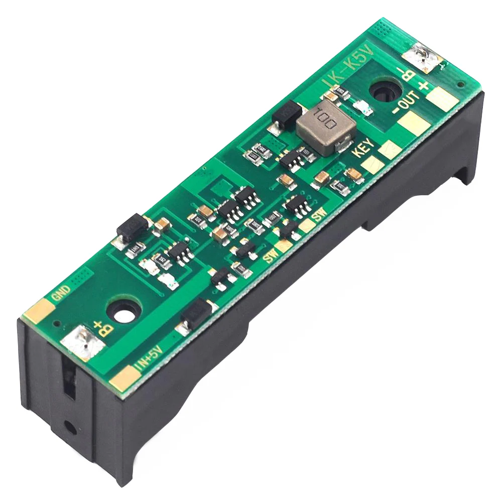 Taidacent 18650 Li Battery Charging Boost Module 5V to 12v Step Up Converter while Charging and Discharging UPS Power Protection