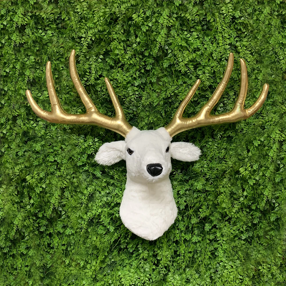 

2021 Beautiful deer animal head for wall decoration simulation elk head