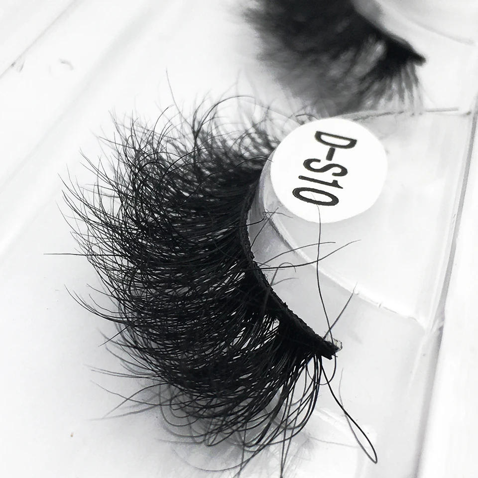 RED SIREN Fluffy Mink Lashes Wholesale 10-50 Pairs / Bulk Real Mink Eyelash Soft Messy Natural Eyelashes Makeup Mink Eyelashes