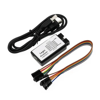 Usb Logic Analyzer 24M 8CH Microcontroller Arm Fpga Debug Tool 24Mhz, 16Mhz, 12Mhz, 8Mhz, 4Mhz, 2Mhz