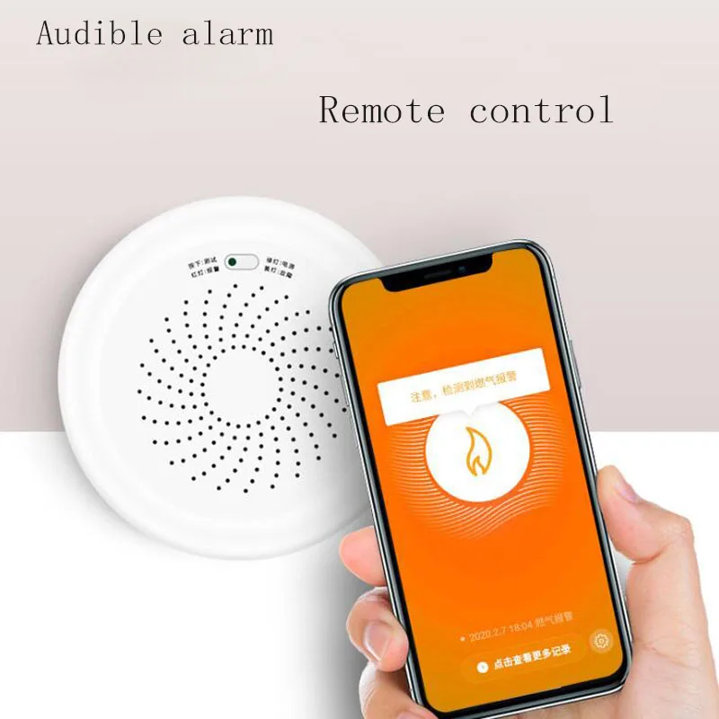 ZigBee Tuya Smart Customized Gas Detector Gas Leak Sensor Gas Alarm