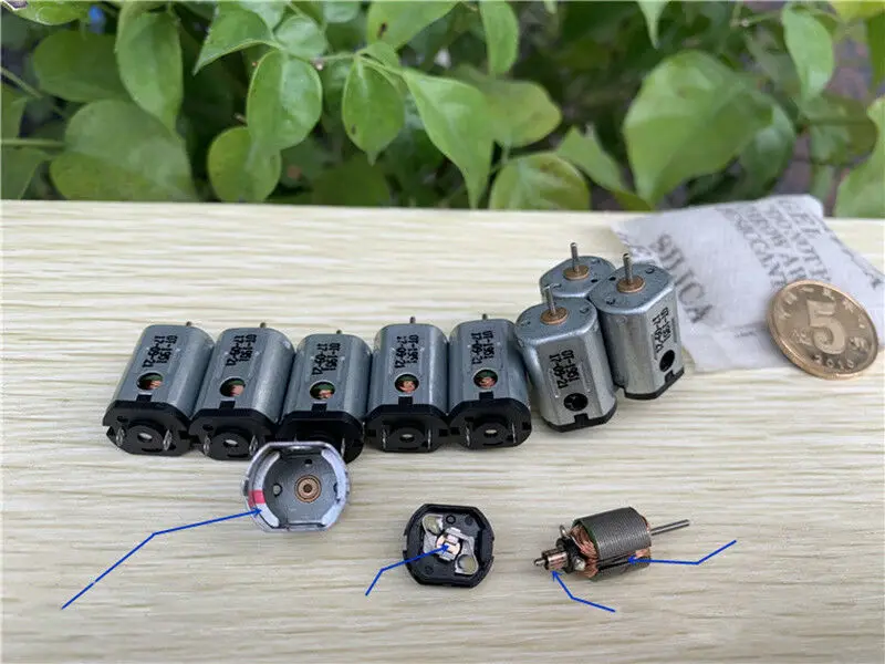 1PC FK-N21 Micro Mini N21 HM Motor 3V 5V 6V 51000RPM High Speed Strong NdFeB Magnetic Carbon Brush Motor DIY RC Drone Toy Model