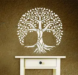 30*30 cm tamaño diy artesanía árbol de la vida molde para pintar plantillas álbum de fotos estampado tarjeta de papel en relieve sobre madera, tela, pared