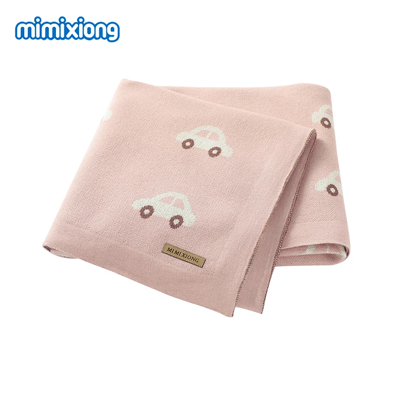 Cobertores do bebê recém-nascido algodão swaddle envoltório super macio infantil bebes carrinho de criança cama cesta de dormir cobre 100*80cm colcha de malha