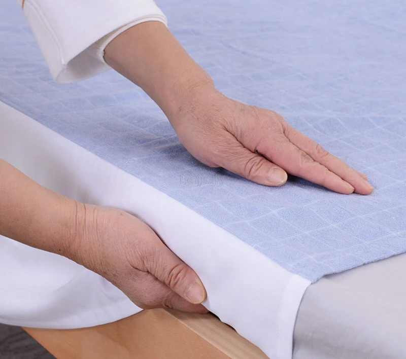 Increase waterproof sheets Home nursing home mattress Washable diaphragms for the elderly with fixed wings