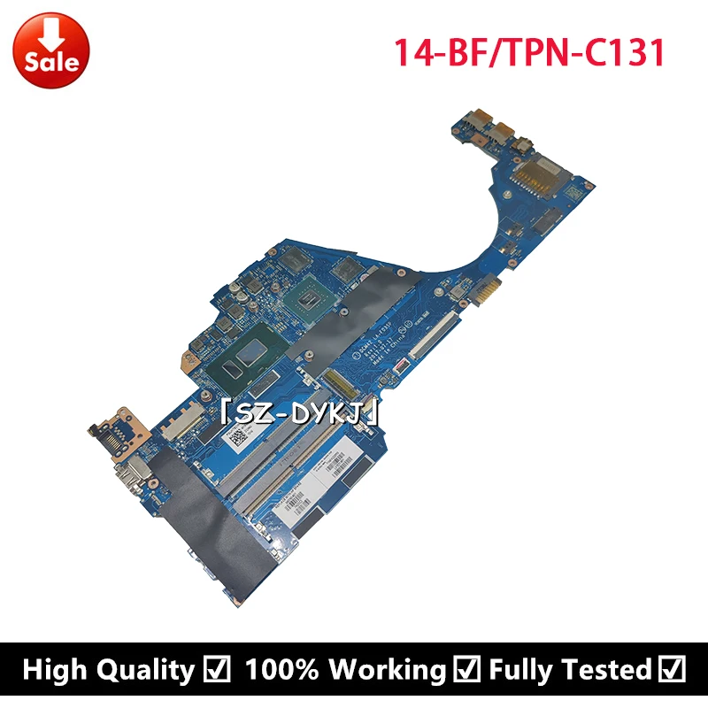 Para HP TPN-C131 14-BF placa base de computadora portátil L01531-601 940760-001 940760-601 I5-8250U CPU 940MX 2GB GPU DCM42 LA-F035P placa base