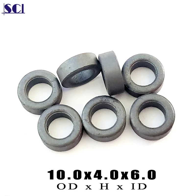 

10x4x6 100PCS NiZn Material Ferrite EMI Core