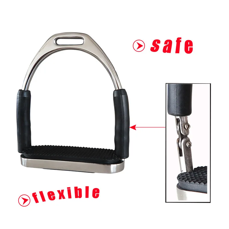 Stirrup Iron Stirrup Flexible Durable Lightweight Horse Riding for Adults Box