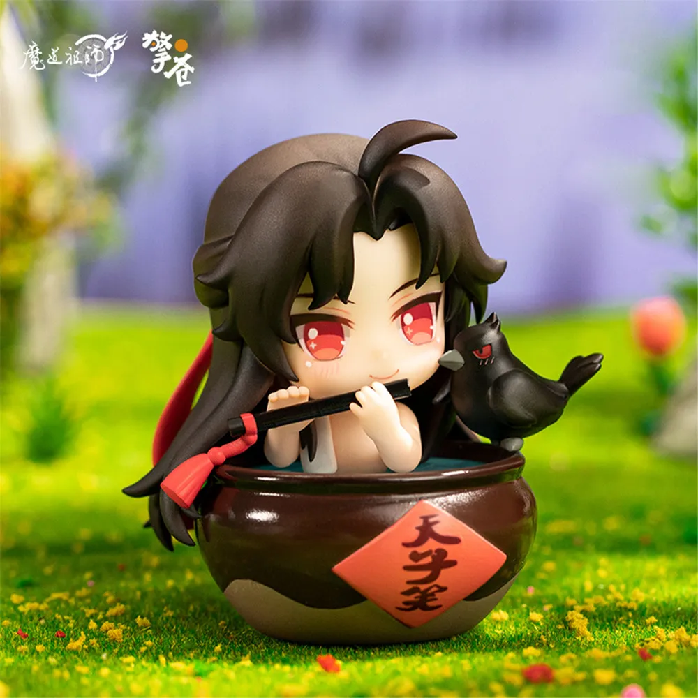 Anime Mo Dao Zu Shi Wei Wuxian Lan Wangji Jiang Cheng Sizhui Wen Ning Jin Ling PVC Figure Doll Toy MDZS The Untamed